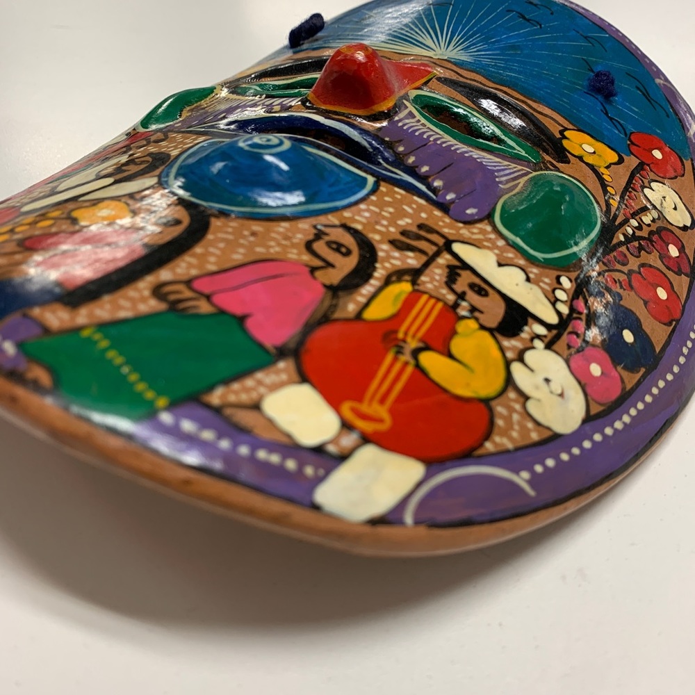 Handcrafted Ceramic Mask - Picture 3 of 5